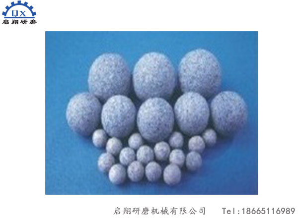 藍(lán)白點(diǎn)陶瓷研磨石